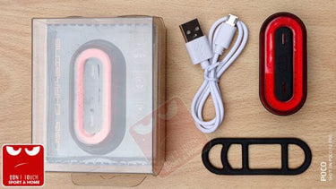 Luz pare posterior carga usb